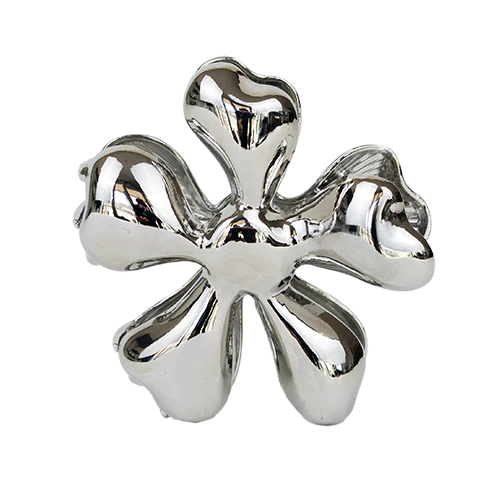 Flower Clip Silver - Image 4