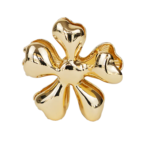 Flower  Clip Gold - Image 4